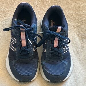 New Balance Blue and Pink Sneakers with Mesh Upper